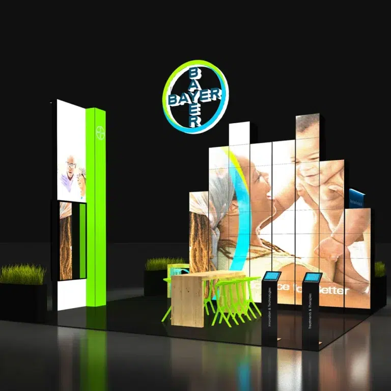 PE2020 245 — 20x20 trade show booth rental by Pure Exhibits