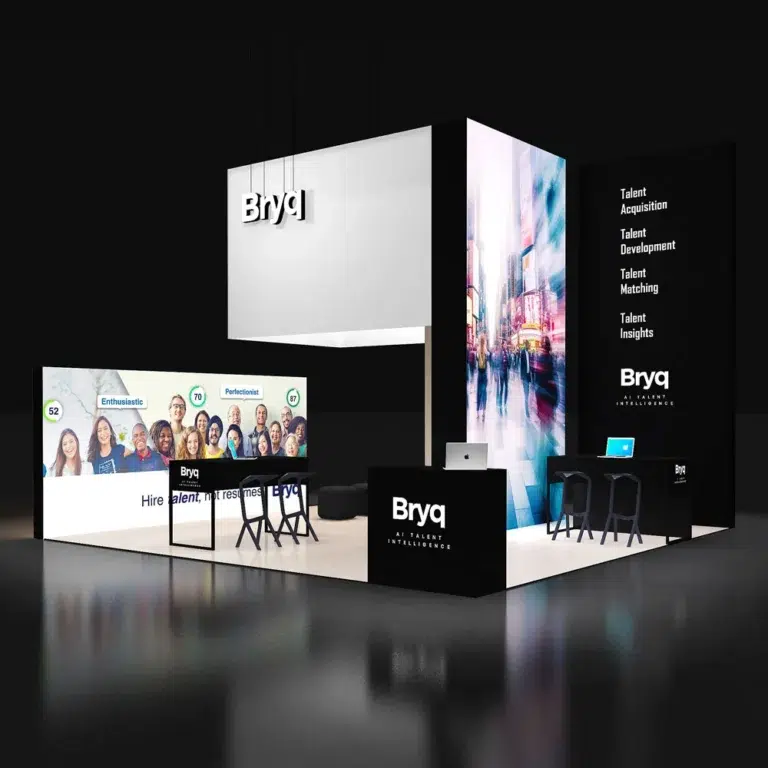 PE2020 248 — 20x20 trade show booth rental by Pure Exhibits