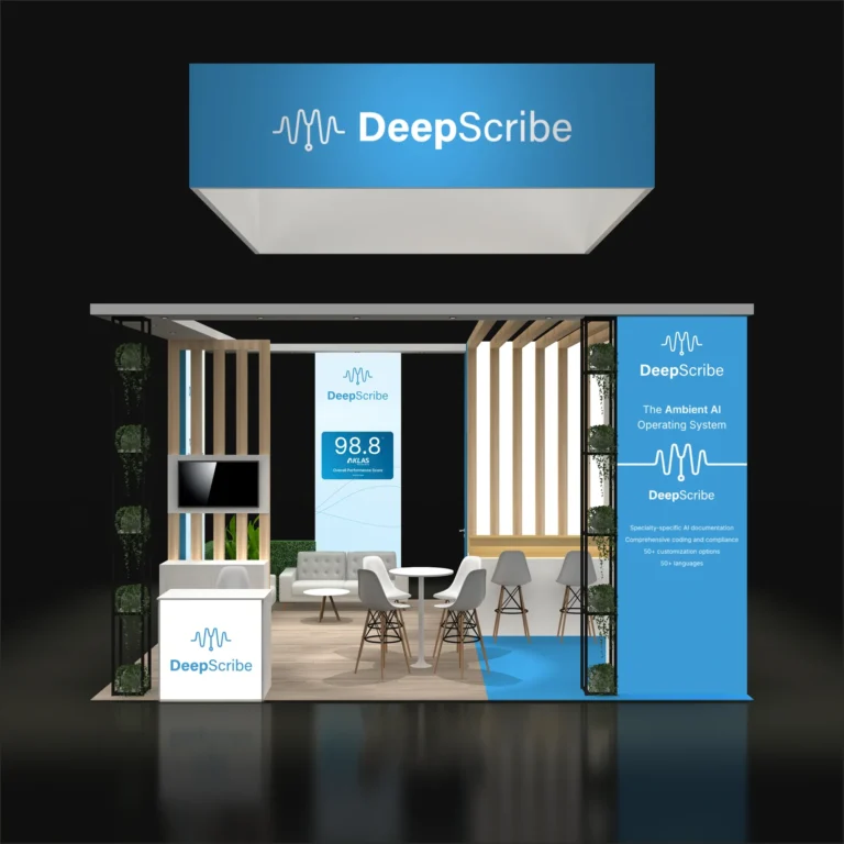 PE2020 250 — 20x20 trade show booth rental by Pure Exhibits