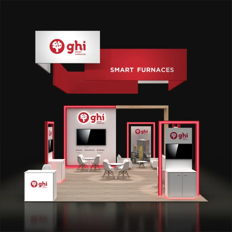 PE2030 212 — 20x30 trade show booth rental by Pure Exhibits