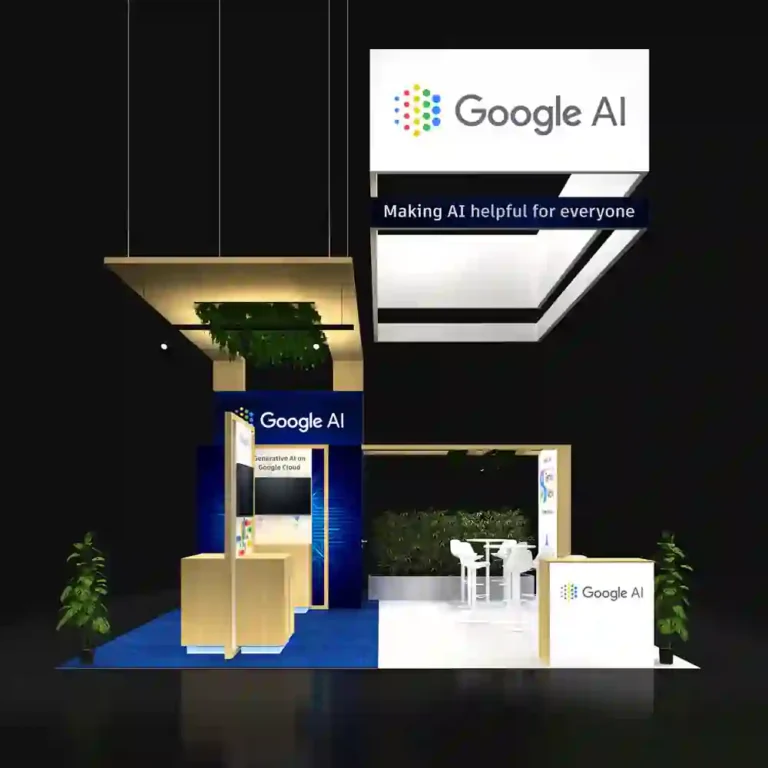 PE2020 260 — 20x20 trade show booth rental by Pure Exhibits