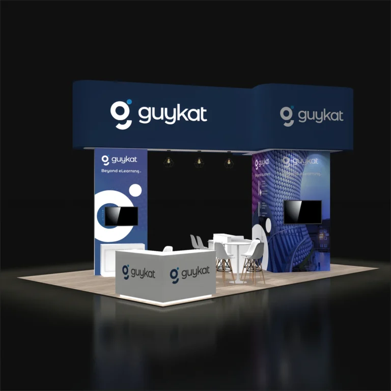 PE2030 213 — 20x30 trade show booth rental by Pure Exhibits