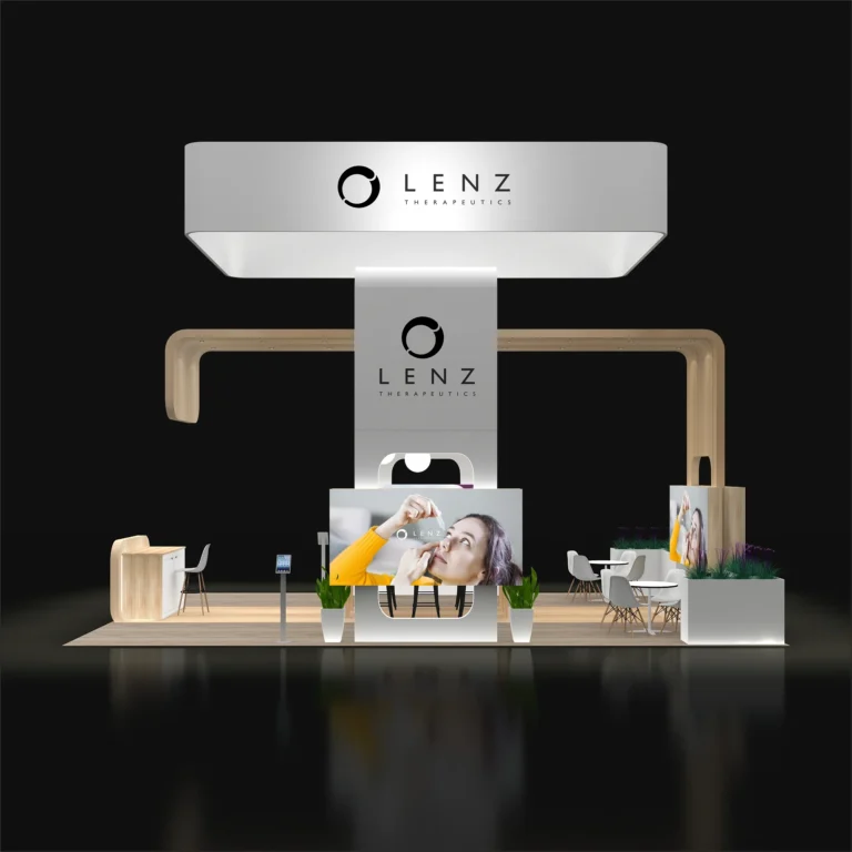 PE2030 215 — 20x30 trade show booth rental by Pure Exhibits