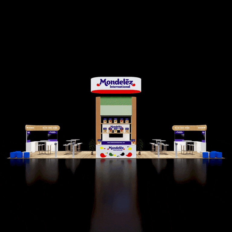 PE2050 158 — 20x50 trade show booth rental by Pure Exhibits