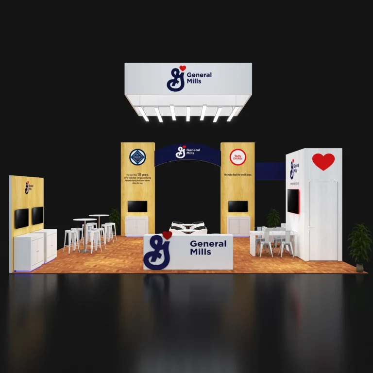 PE3030 197 — 30x30 trade show booth rental by Pure Exhibits
