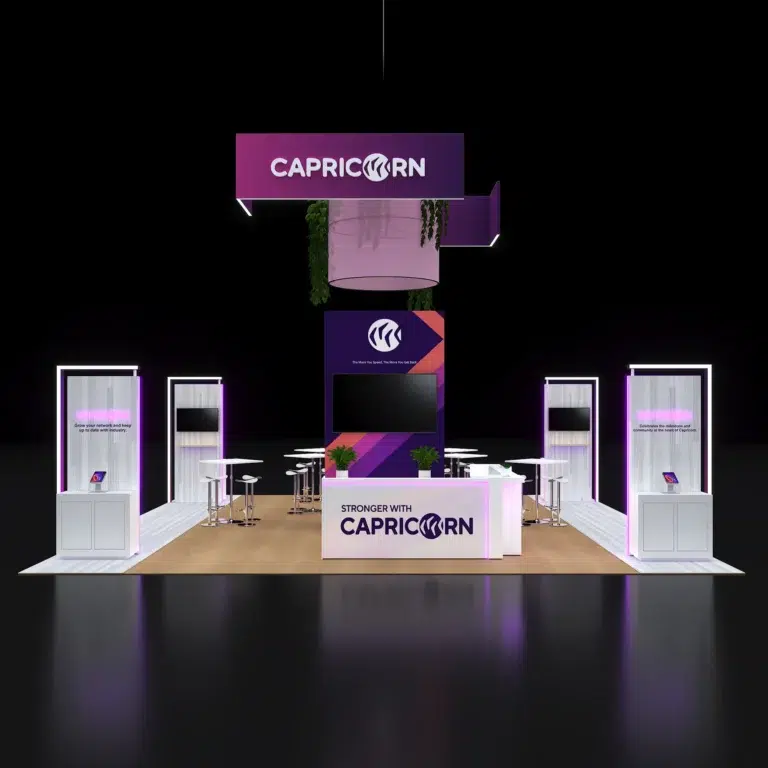 PE3030 200 — 30x30 trade show booth rental by Pure Exhibits