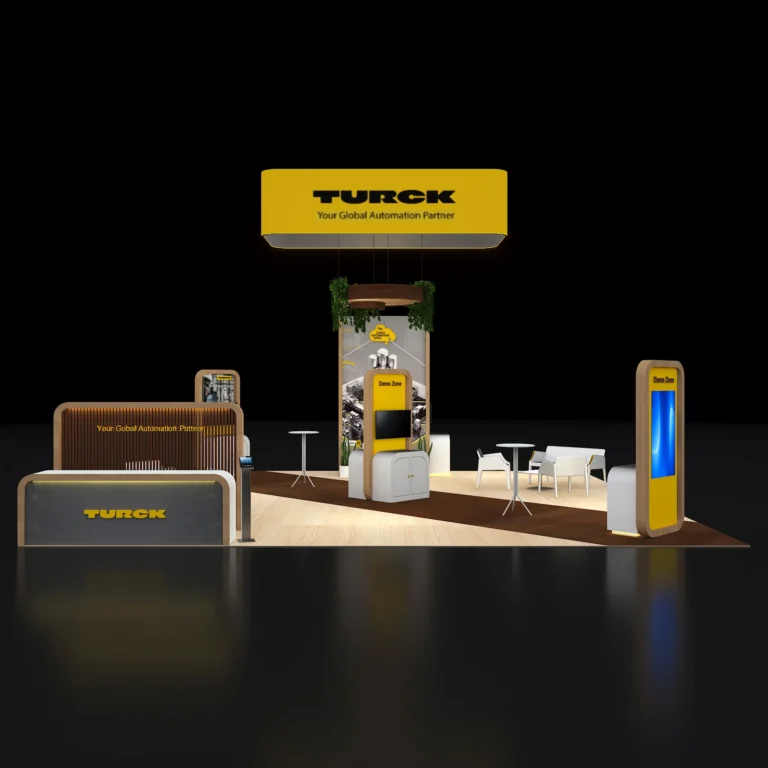 PE3030 201 — 30x30 trade show booth rental by Pure Exhibits