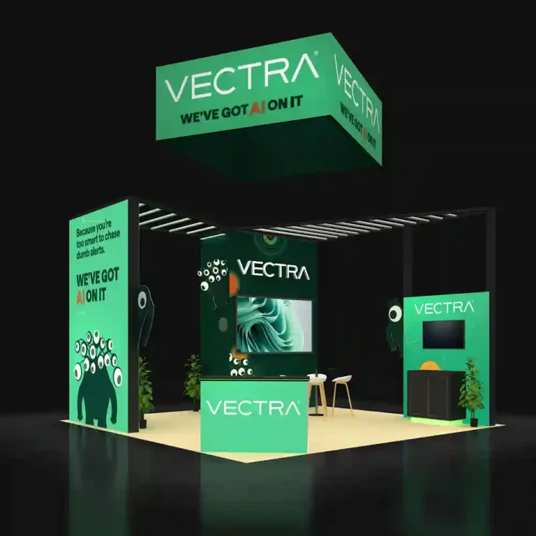 PE2020 277 — 20x20 trade show booth rental by Pure Exhibits