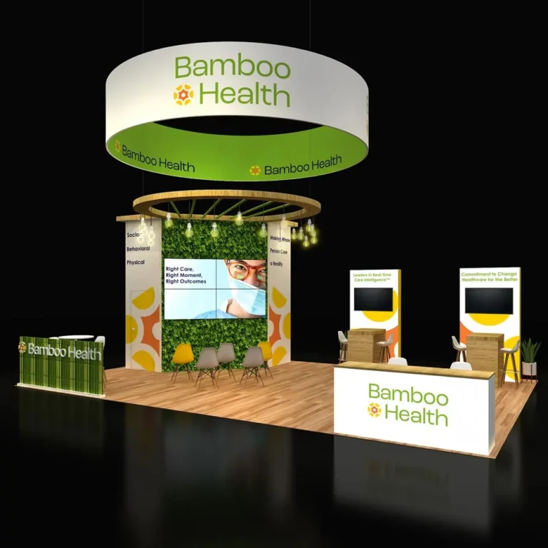 PE2030 222 — 20x30 trade show booth rental by Pure Exhibits