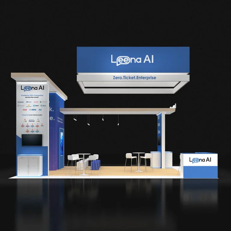 PE2030 229 — 20x30 trade show booth rental by Pure Exhibits