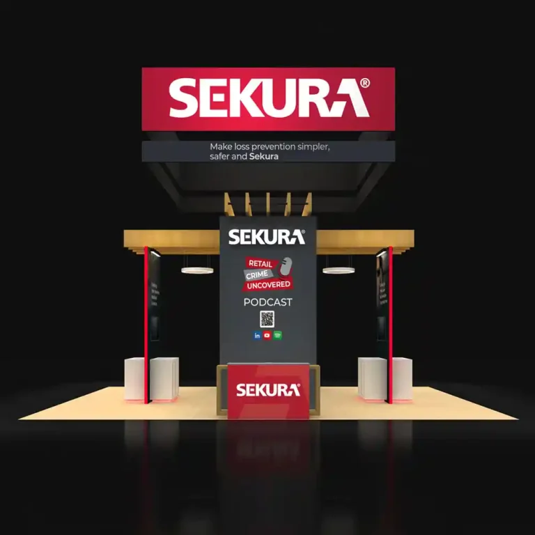 PE2030 233 — 20x30 trade show booth rental by Pure Exhibits