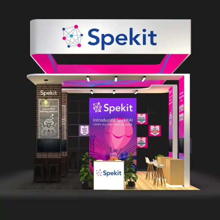 PE2030 234 — 20x30 trade show booth rental by Pure Exhibits