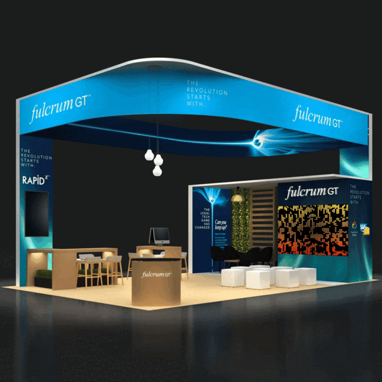 PE2030 226 — 20x30 trade show booth rental by Pure Exhibits