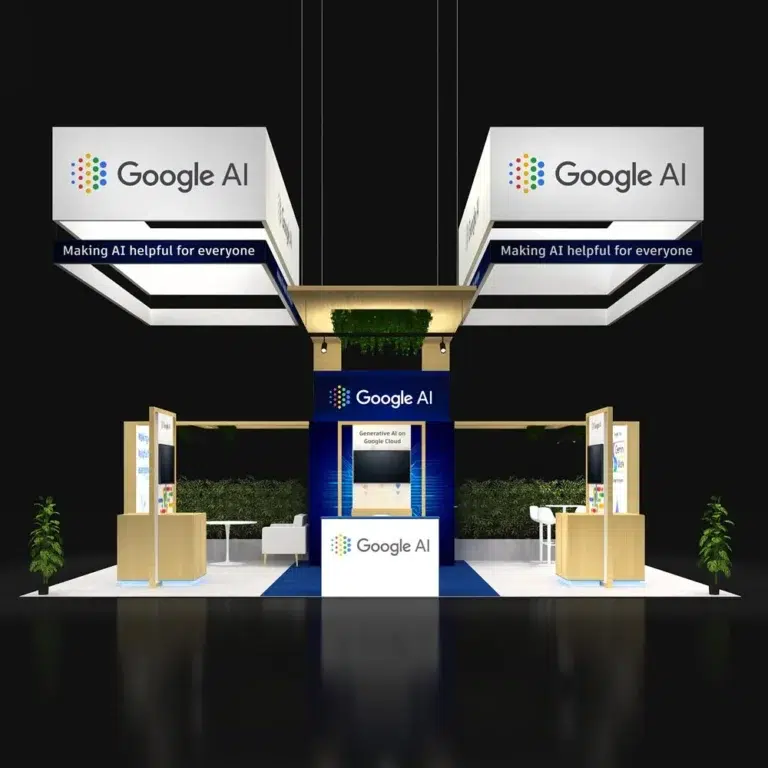 PE2030 227 — 20x30 trade show booth rental by Pure Exhibits