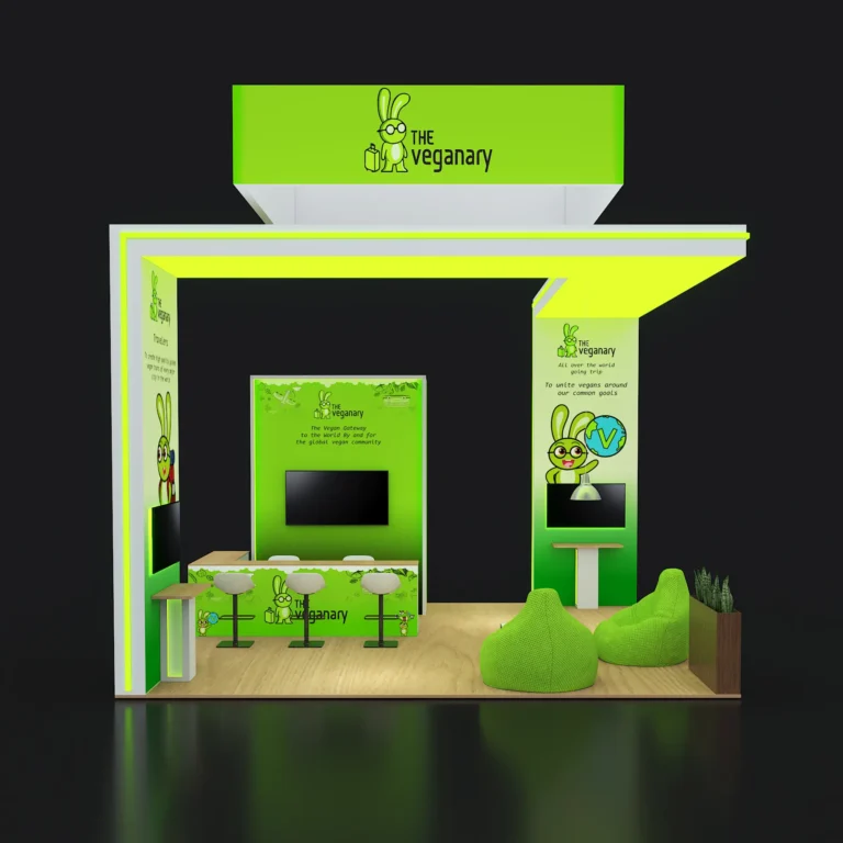 PE2020 279 — 20x20 trade show booth rental by Pure Exhibits