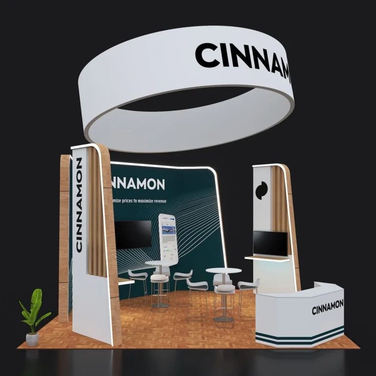 PE2020 280 — 20x20 trade show booth rental by Pure Exhibits