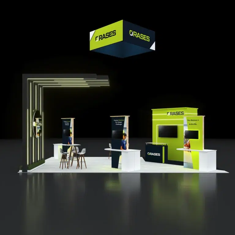 PE2030 248 — 20x30 trade show booth rental by Pure Exhibits