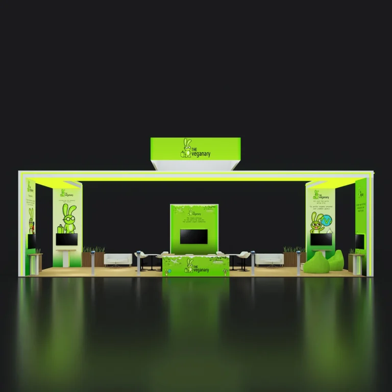 PE2050 168 — 20x50 trade show booth rental by Pure Exhibits