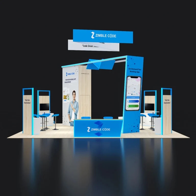 PE3030 238 — 30x30 trade show booth rental by Pure Exhibits