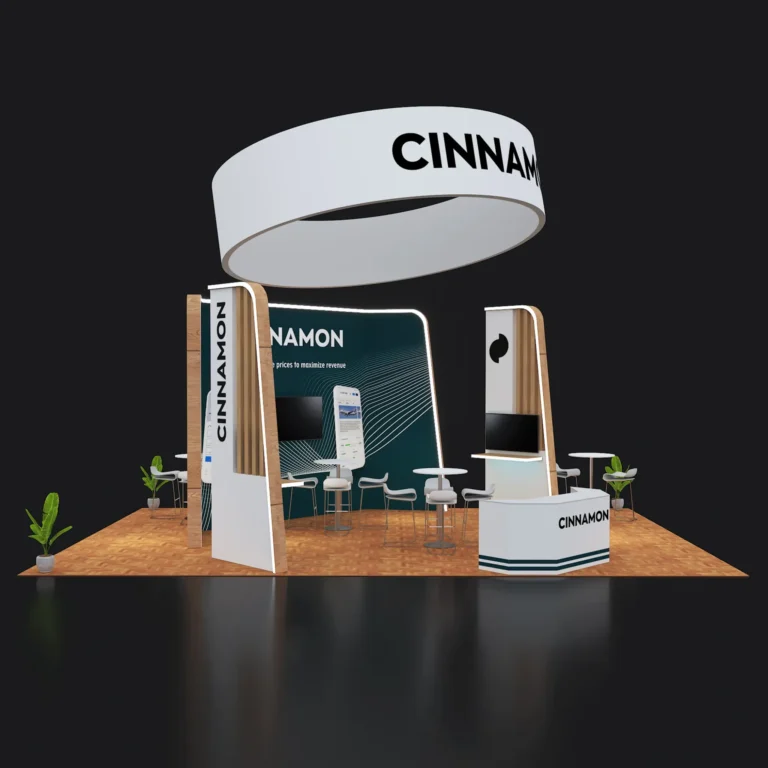 PE2030 253 — 20x30 trade show booth rental by Pure Exhibits