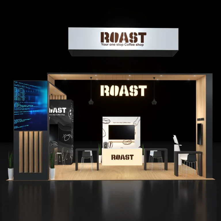 PE2030 254 — 20x30 trade show booth rental by Pure Exhibits