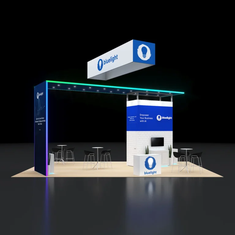 PE2030 257 — 20x30 trade show booth rental by Pure Exhibits
