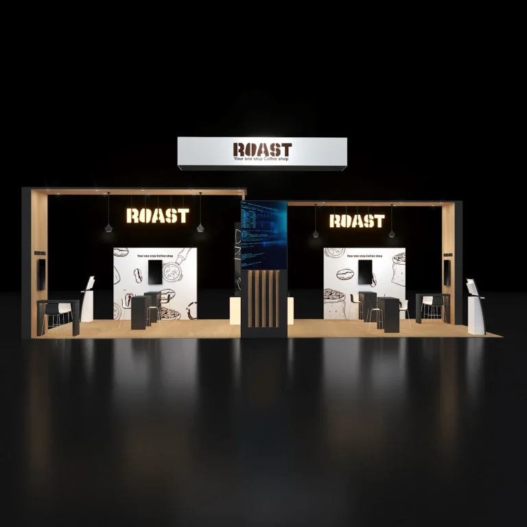 PE2050 174 — 20x50 trade show booth rental by Pure Exhibits