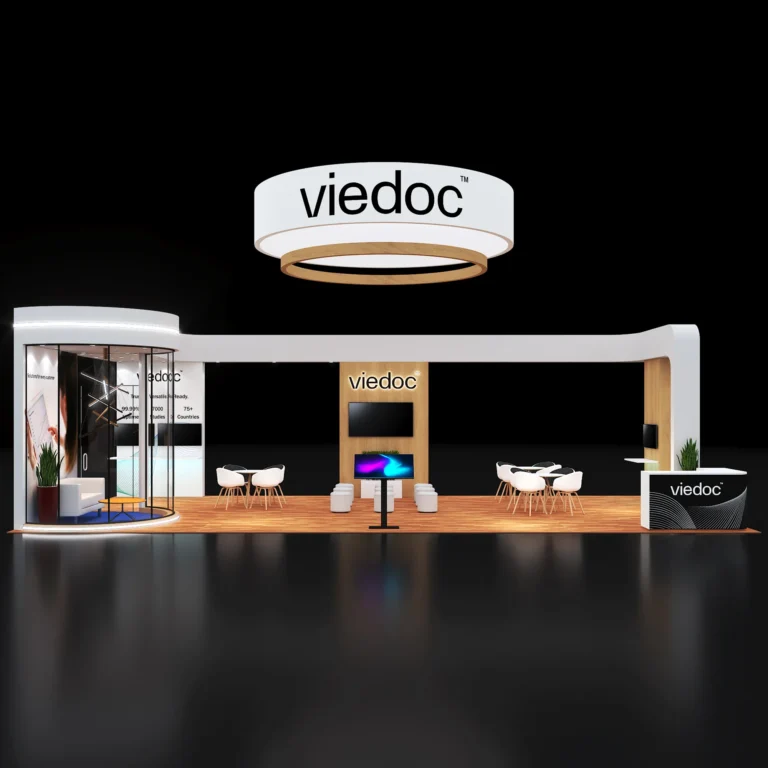 PE2040 210 — 20x40 trade show booth rental by Pure Exhibits