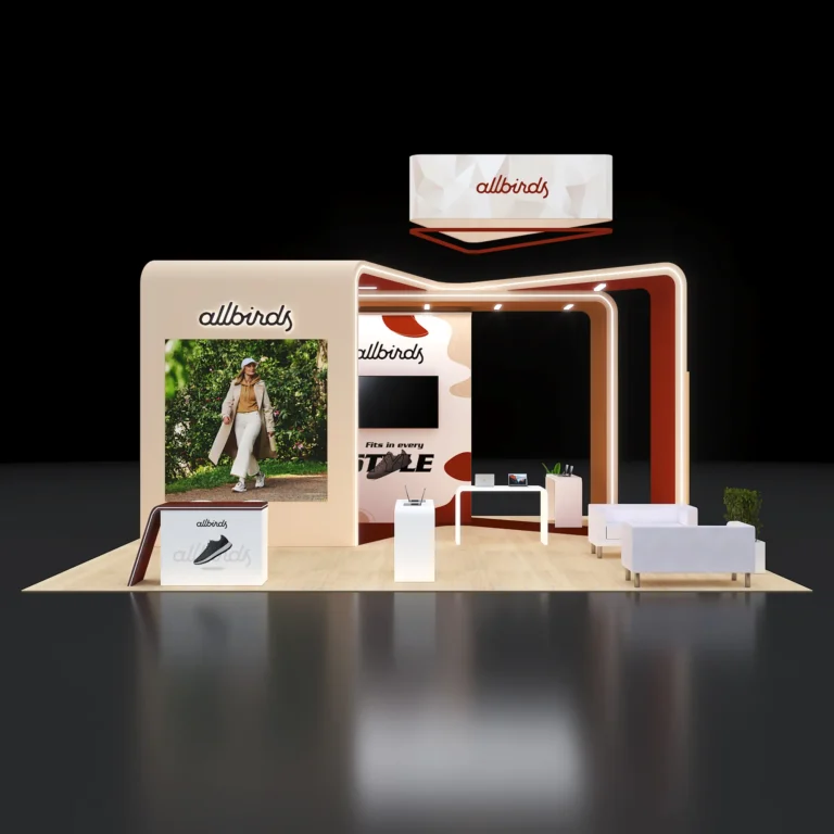PE3030 249 — 30x30 trade show booth rental by Pure Exhibits