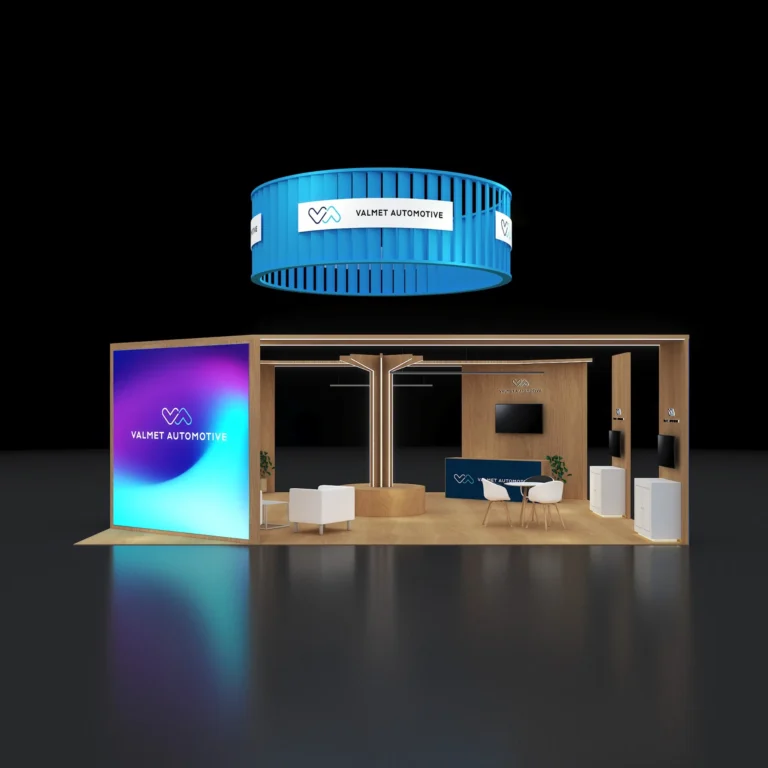 PE3030 251 — 30x30 trade show booth rental by Pure Exhibits