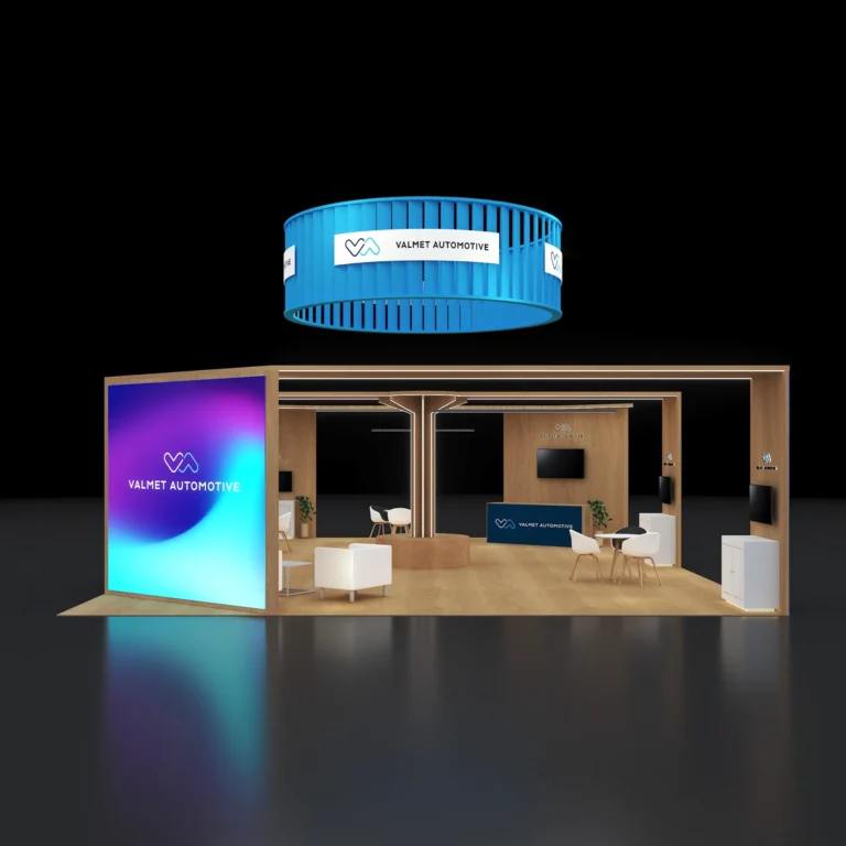 PE3040 200 — 30x40 trade show booth rental by Pure Exhibits