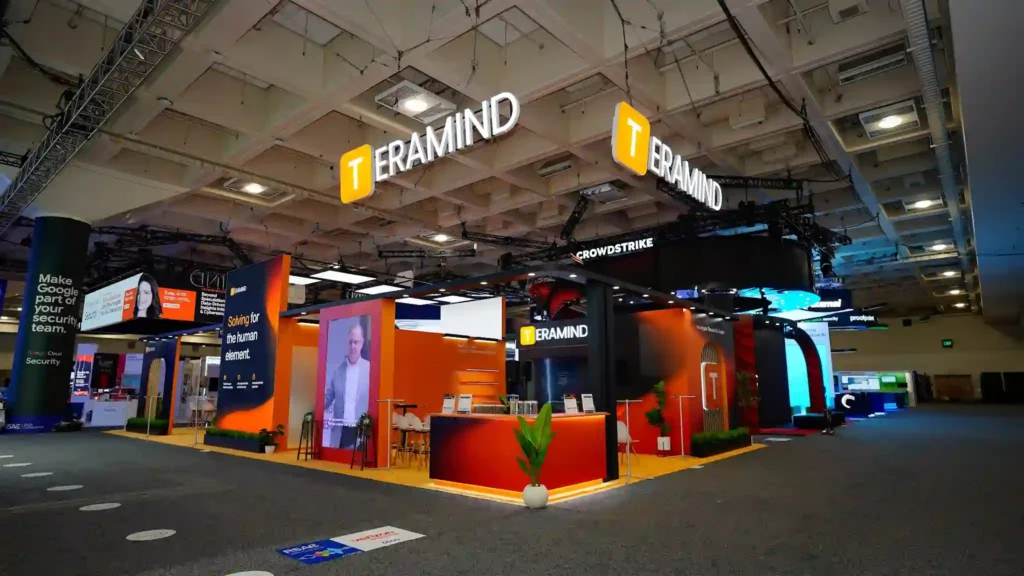 Teramind Trade Show Booth at RSA 2025 | Pure Exhibits Case Study