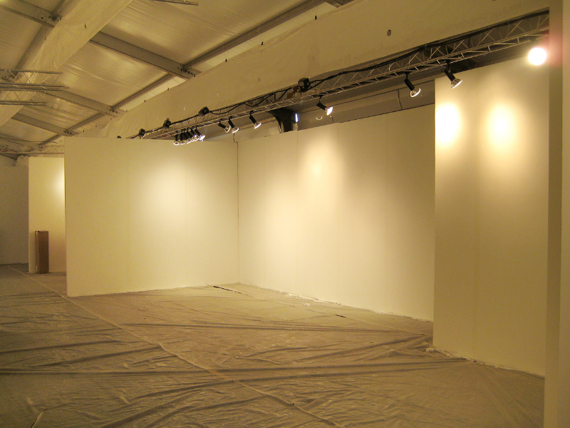 Space.png Empty trade show booth space before booth is set up