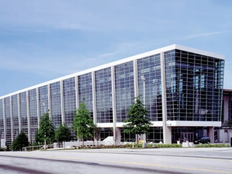 32.jpg Front view of Atlanta Georgia World Congress Center booth rental