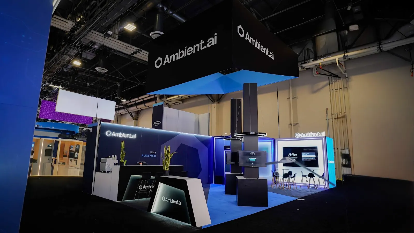 Ambient Ai trade show exhibit