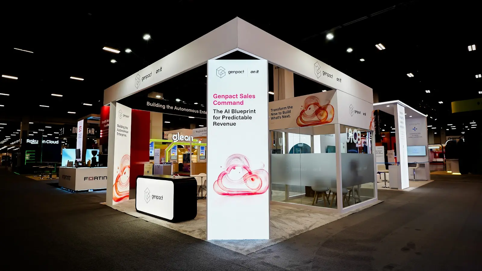 Genpact trade show exhibit
