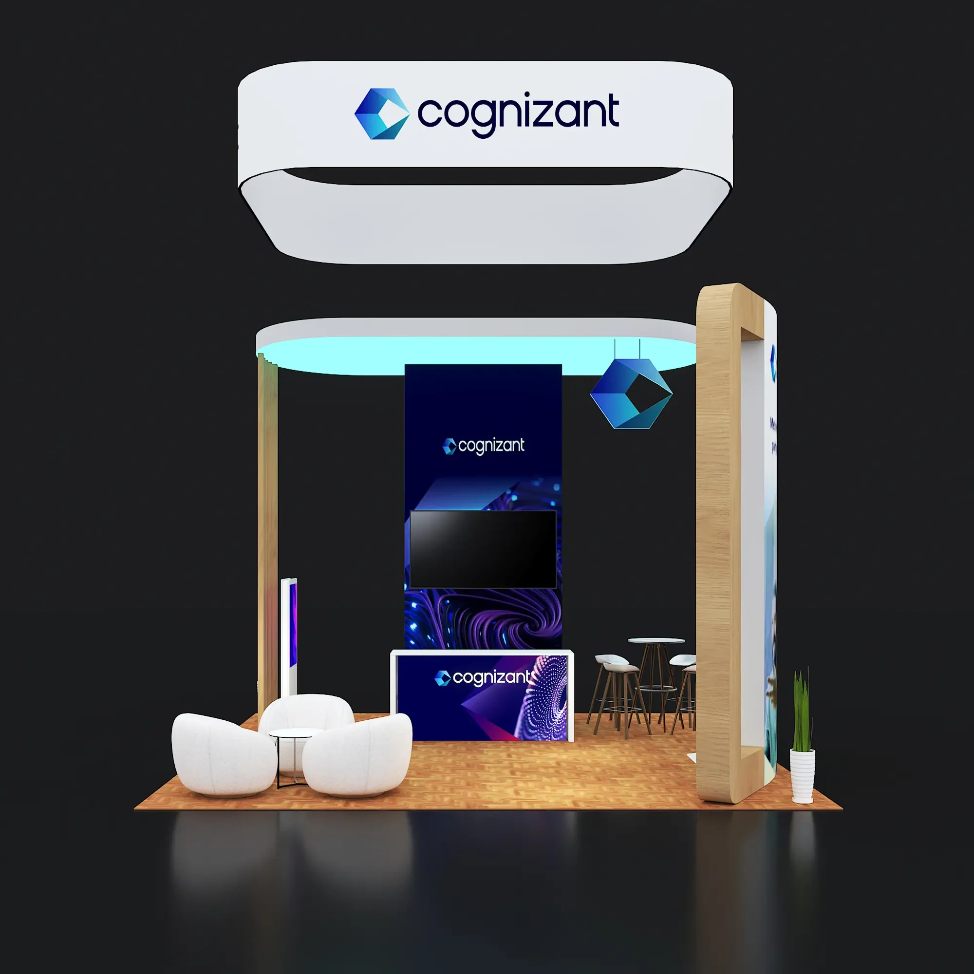 PE2020 301 — 20x20 trade show booth rental by Pure Exhibits