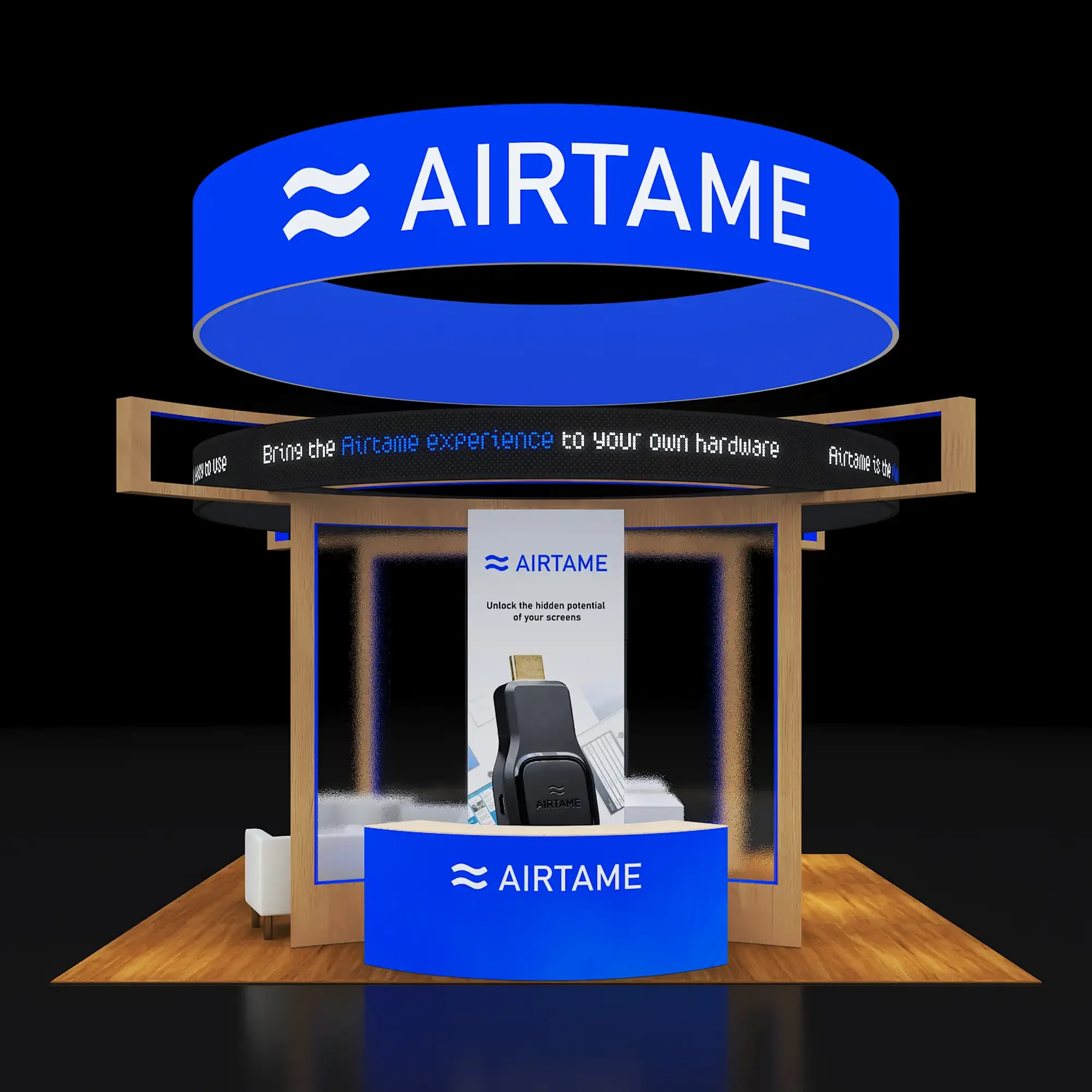 PE2020 304 — 20x20 trade show booth rental by Pure Exhibits