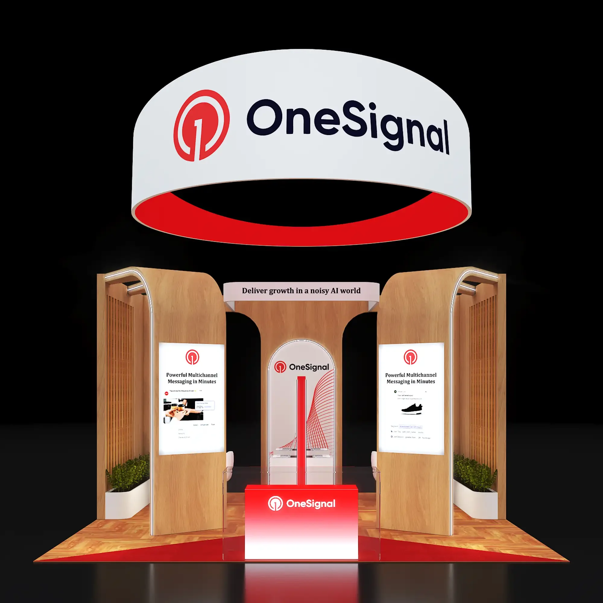 PE2020 305 — 20x20 trade show booth rental by Pure Exhibits