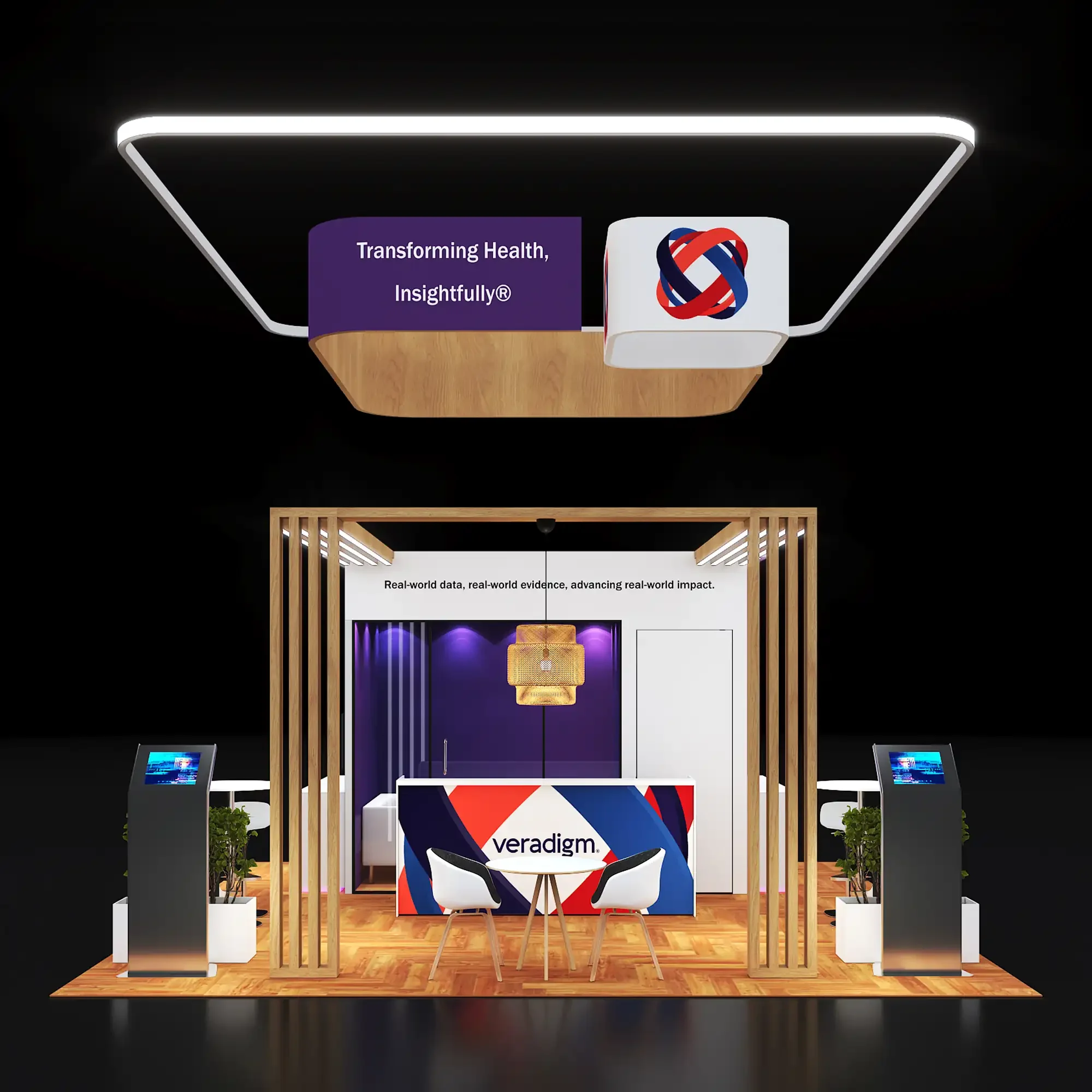 PE2020 307 — 20x20 trade show booth rental by Pure Exhibits