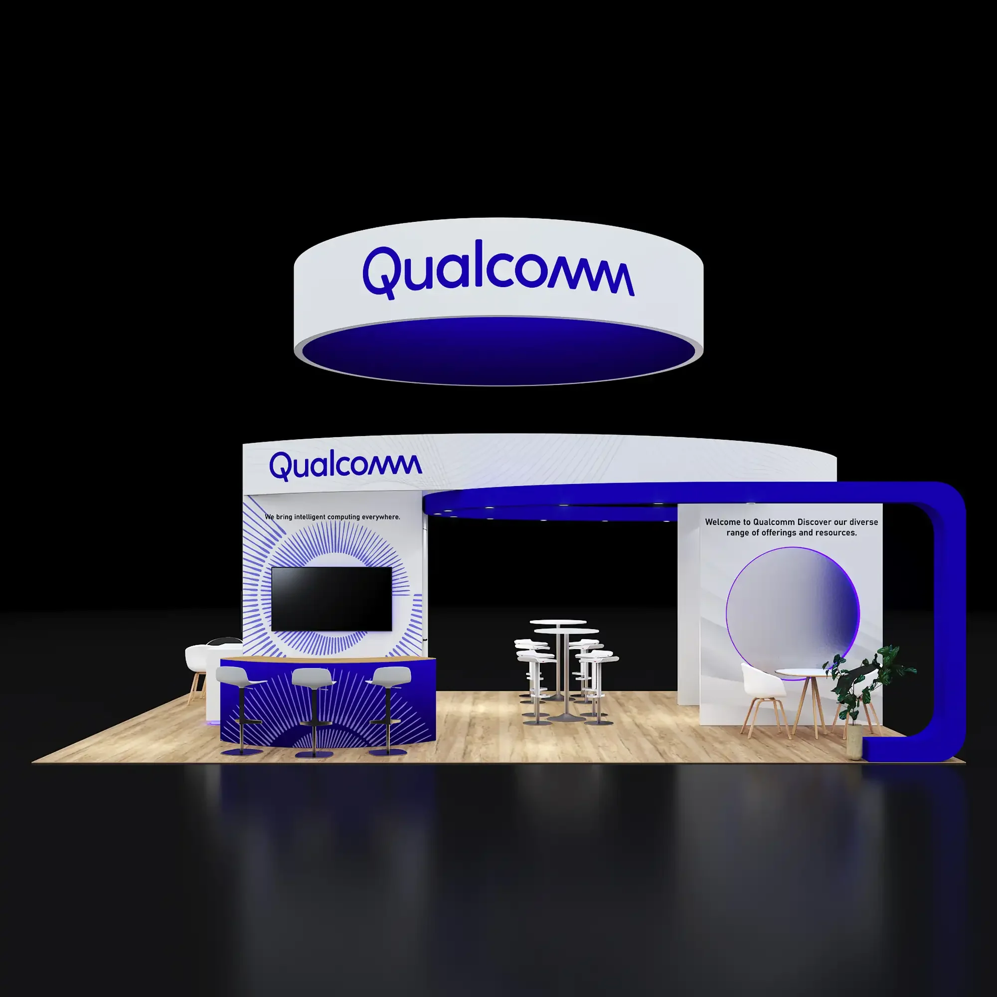 PE2030 268 — 20x30 trade show booth rental by Pure Exhibits
