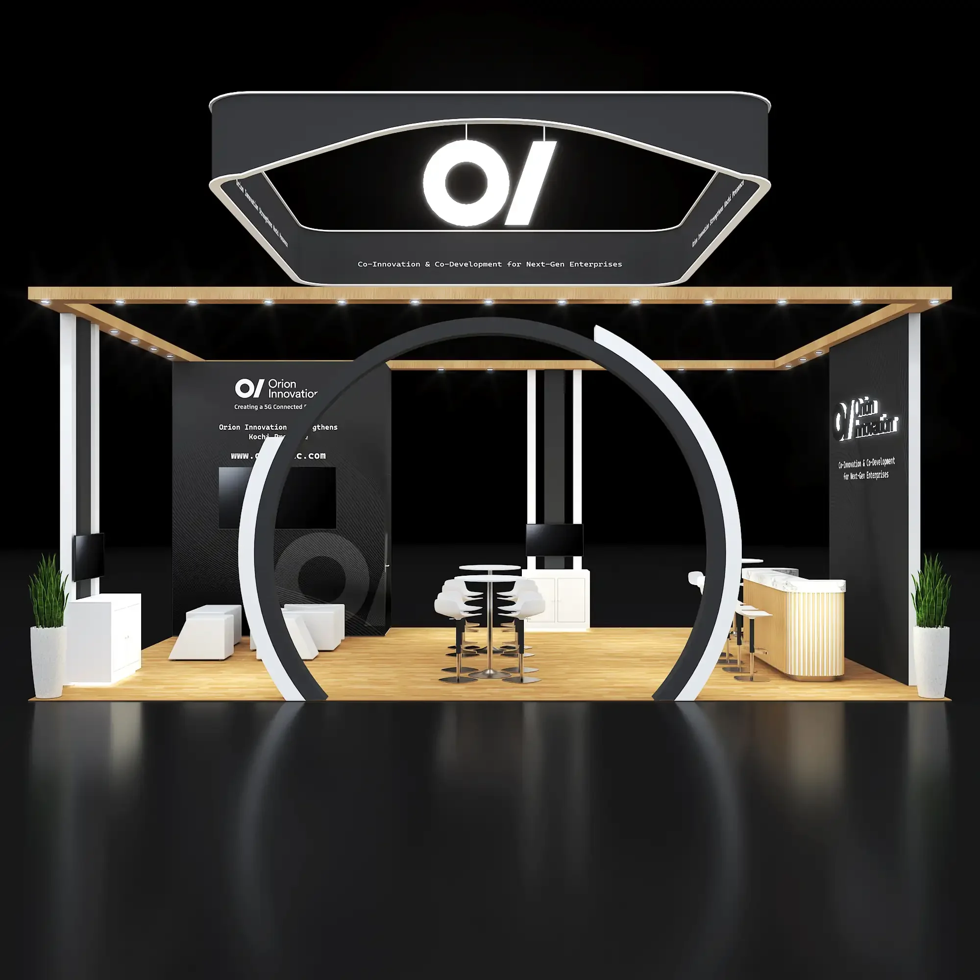 PE2030 270 — 20x30 trade show booth rental by Pure Exhibits