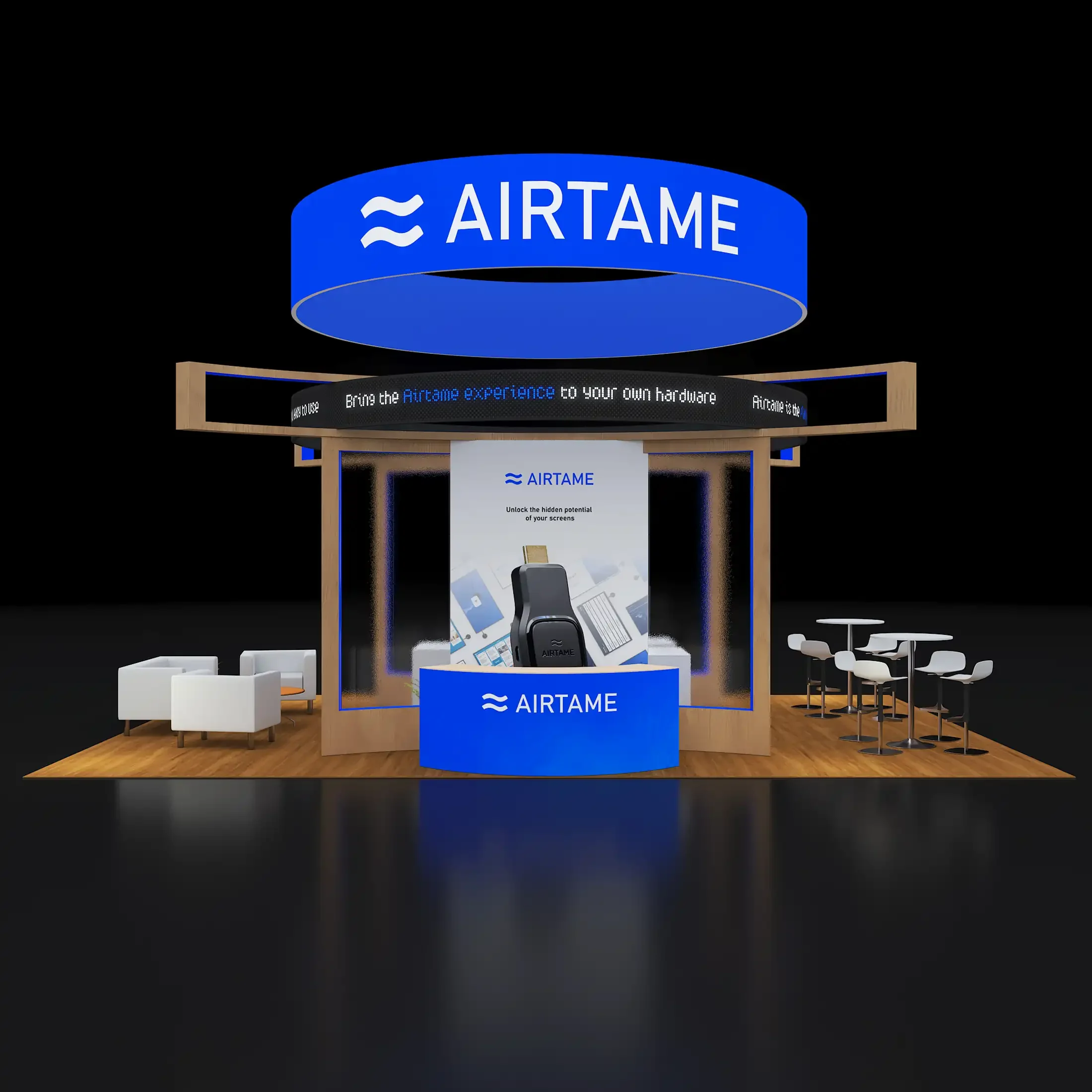 PE2030 272 — 20x30 trade show booth rental by Pure Exhibits