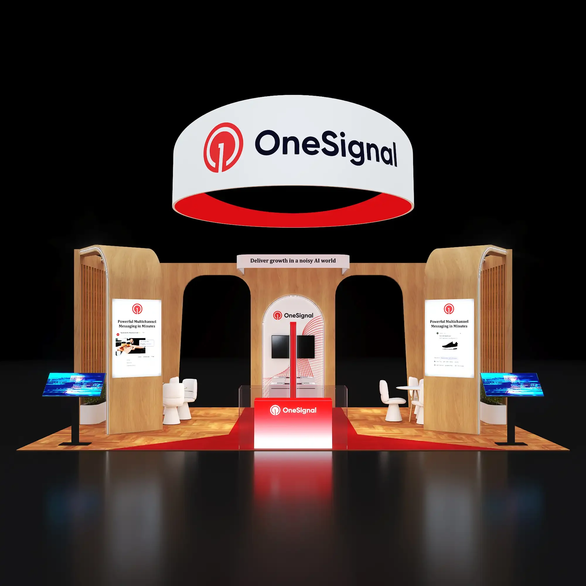 PE2030 273 — 20x30 trade show booth rental by Pure Exhibits