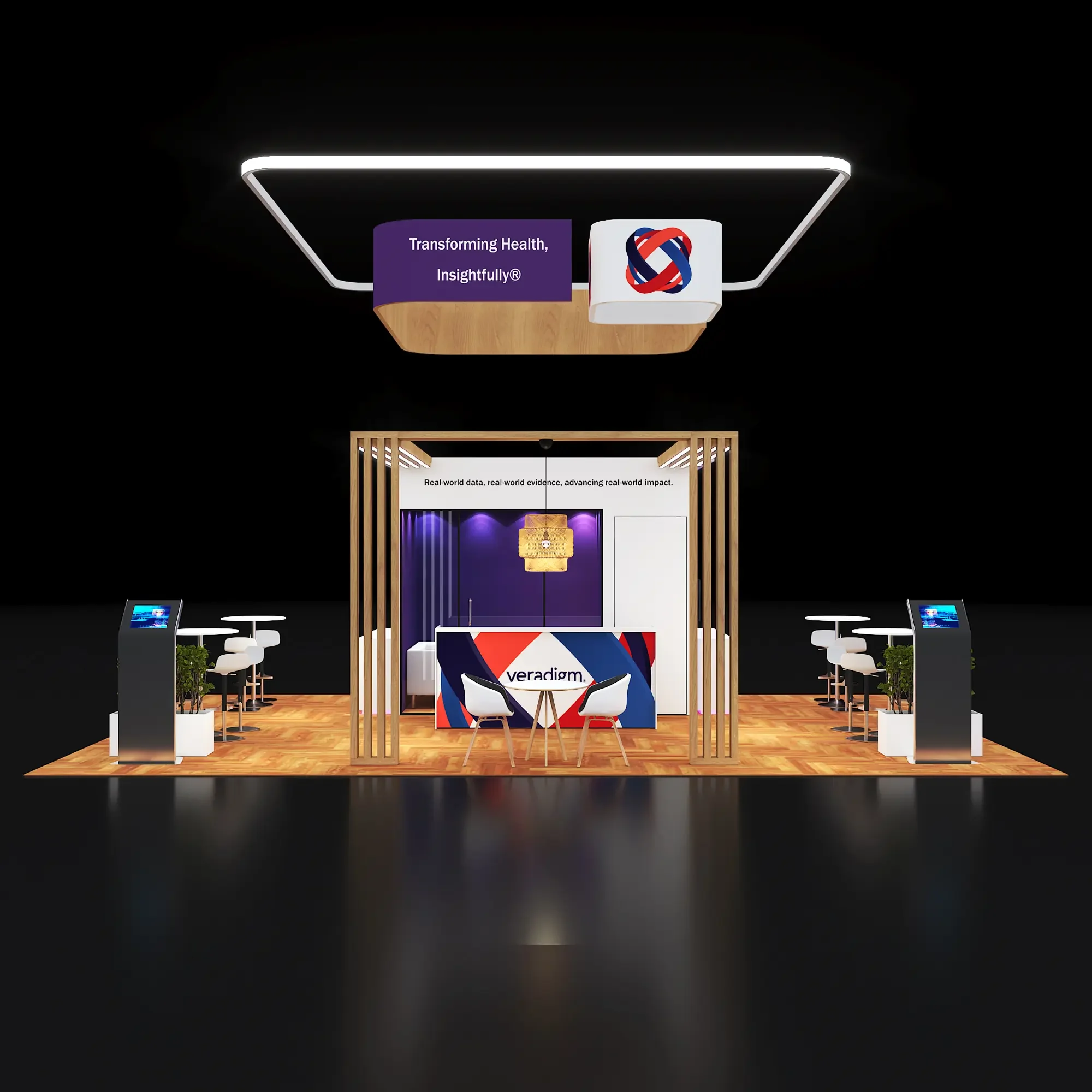 PE2030 275 — 20x30 trade show booth rental by Pure Exhibits