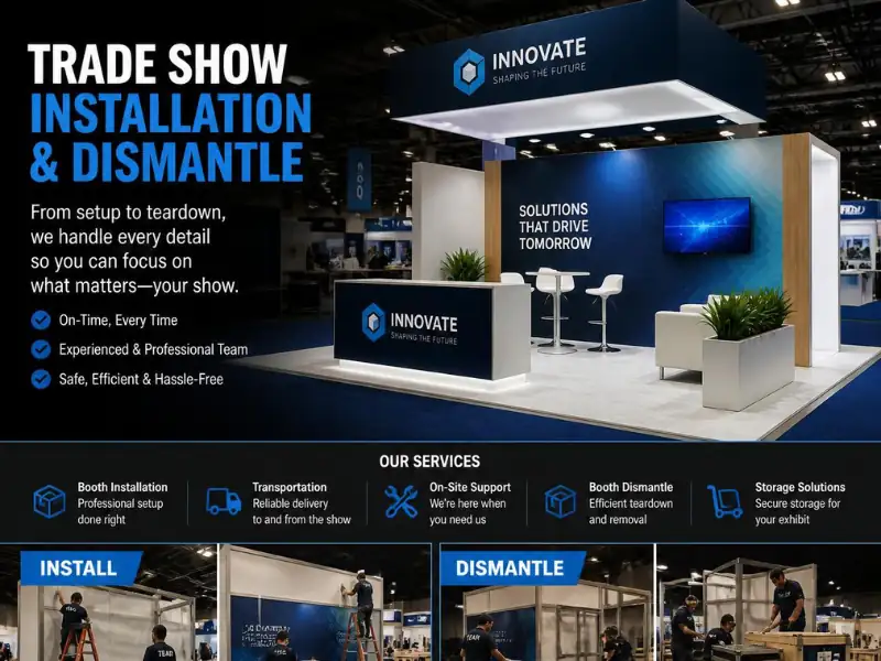 Trade Show Installation and Dismantle: The Complete I&amp;D Guide