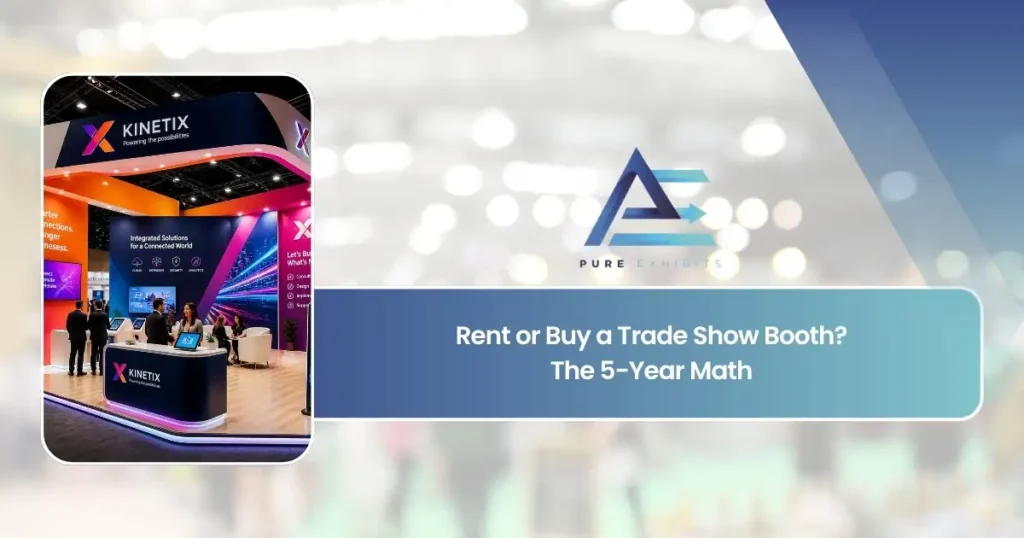 Rent or Buy a Trade Show Booth? The 5-Year Math | Pure Exhibits