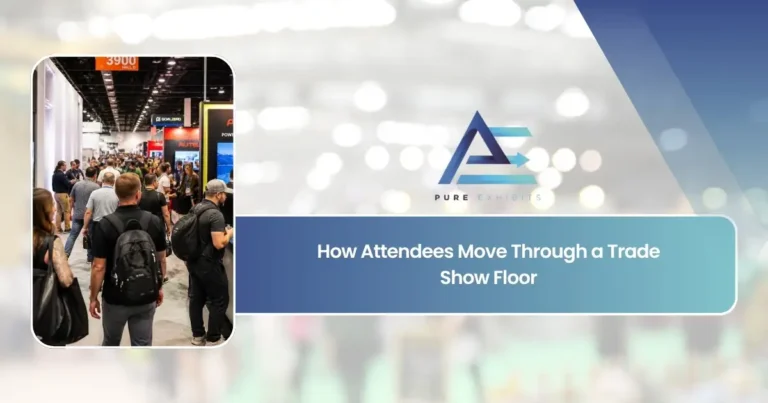 How Attendees Move Through a Trade Show Floor | Pure Exhibits