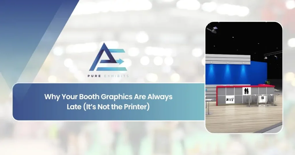 Why Your Booth Graphics Are Always Late (It’s Not the Printer) | Pure Exhibits