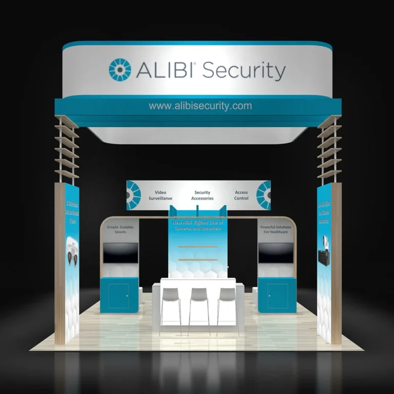 PE2030 277 — 20x30 trade show booth rental by Pure Exhibits